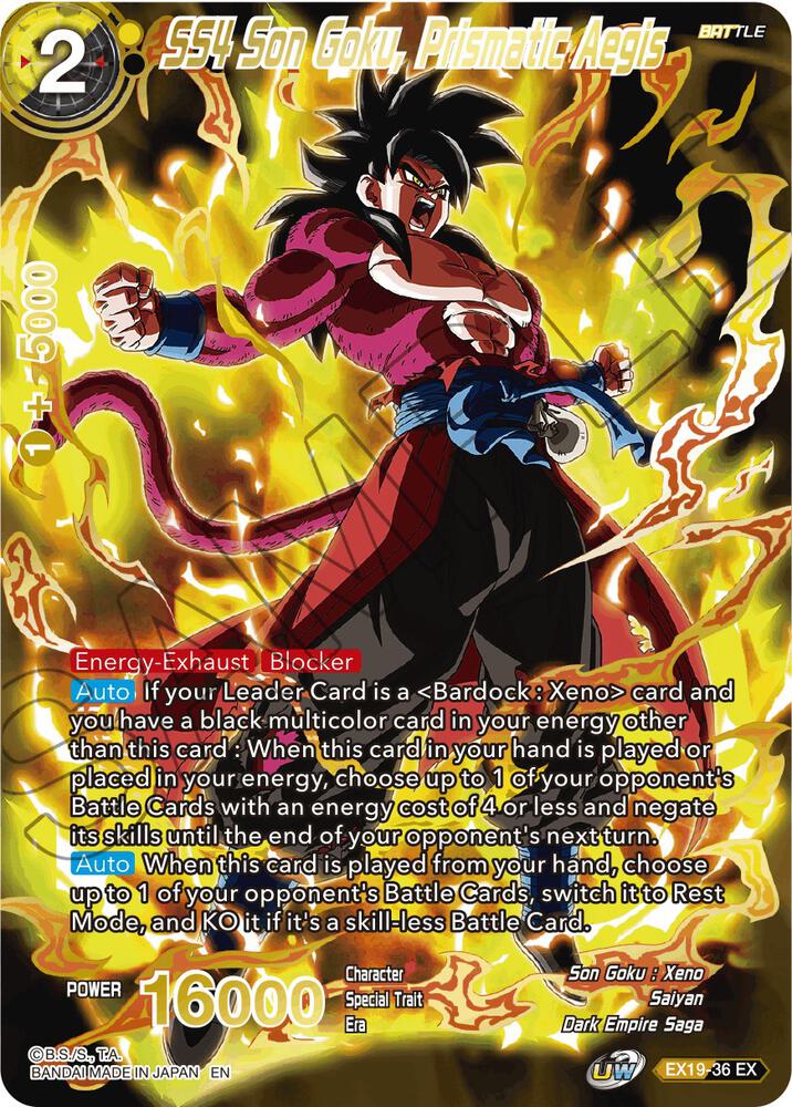 SS4 Son Goku Prismatic Aegis EX19-36