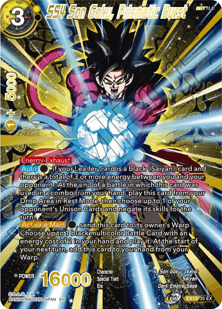 SS4 Son Goku Prismatic Burst EX19-35