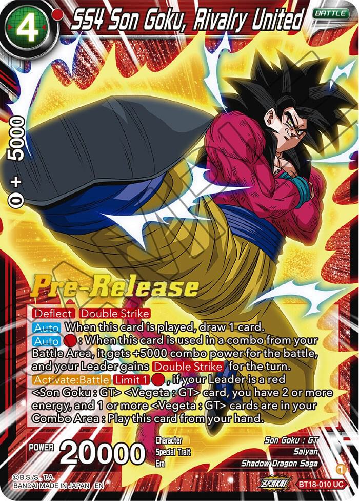 SS4 Son Goku Rivalry United BT18-010