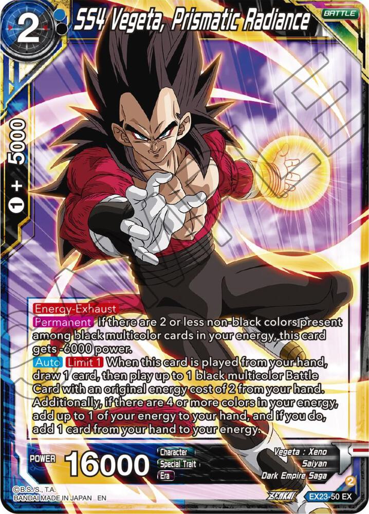 SS4 Vegeta Prismatic Radiance EX23-50