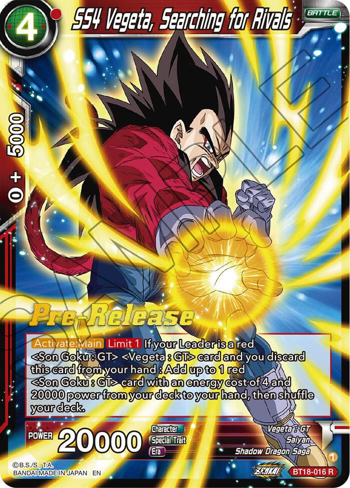 SS4 Vegeta Searching for Rivals BT18-016