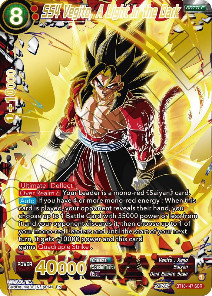 SS4 Vegito A Light in the Dark BT18-147