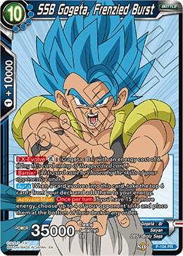 SSB Gogeta Frenzied Burst P-104 carta