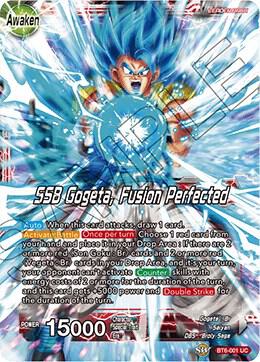 SSB Son Goku and SSB Vegeta Blue Duo EX25-14 card