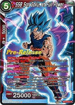 SSB Son Goku at Full Power BT13-017