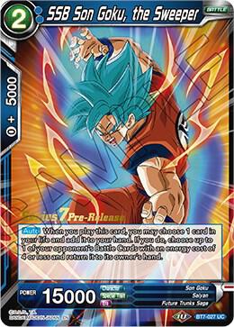 SSB Son Goku the Sweeper BT7-027_PR card
