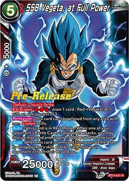 SSB Vegeta at Full Power BT13-021