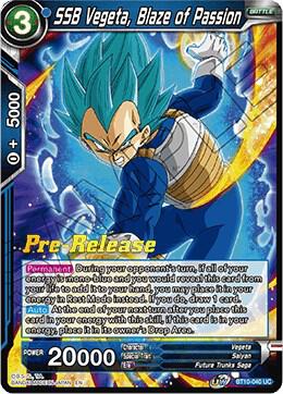 SSB Vegeta Blaze of Passion BT10-040