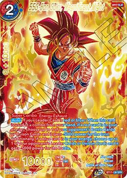 SSG Son Goku Magnificent Might SPR BT17-138