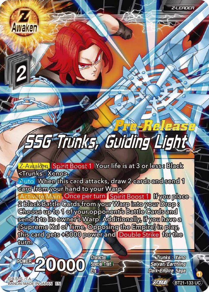 SSG Trunks Guiding Light BT21-133 card