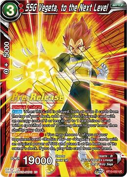 SSG Vegeta to the Next Level BT13-022