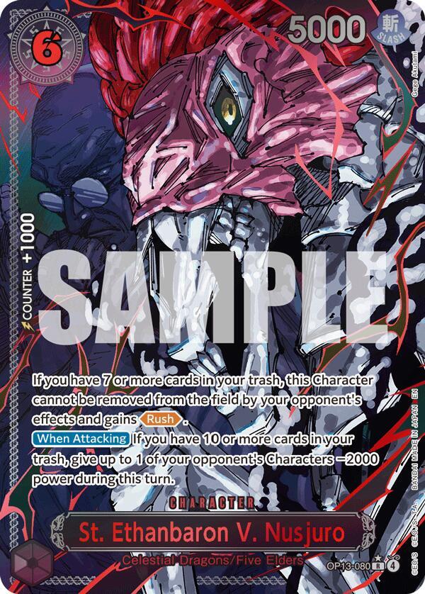 St Ethanbaron V Nusjuro Parallel OP13-080 card