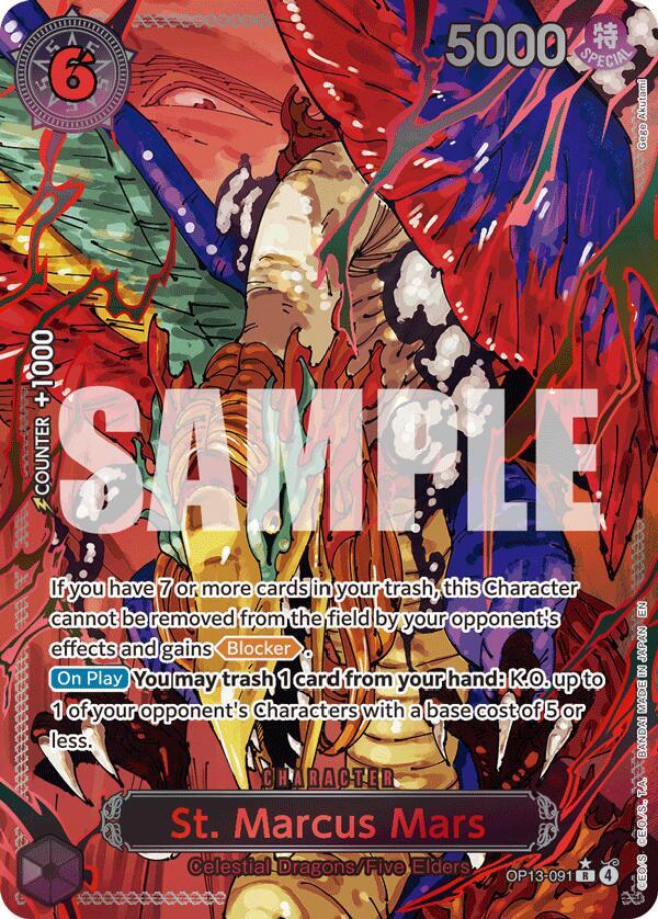 St Marcus Mars Parallel OP13-091 card