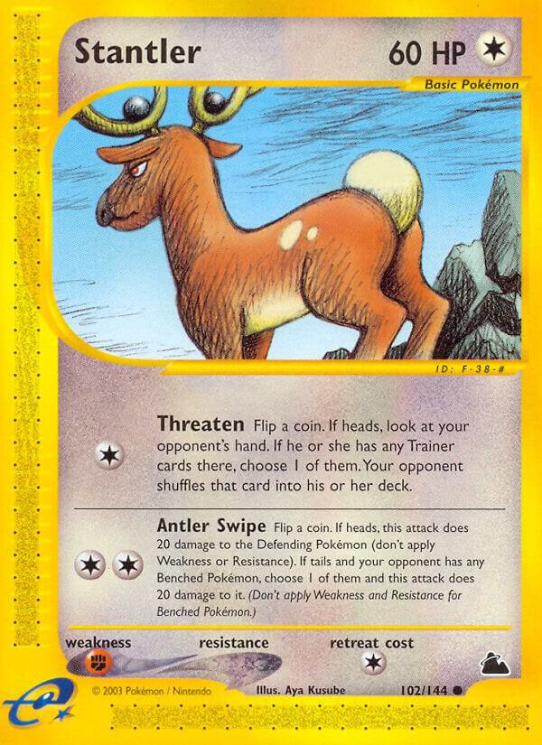 Stantler 102/144 card