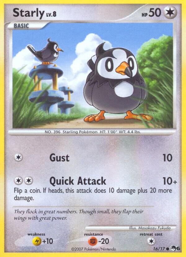 Starly 016/017 card