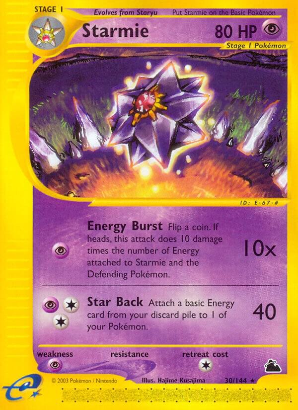 Starmie 30 030/144 card