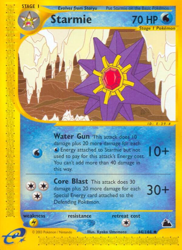 Starmie 44 044/144 card