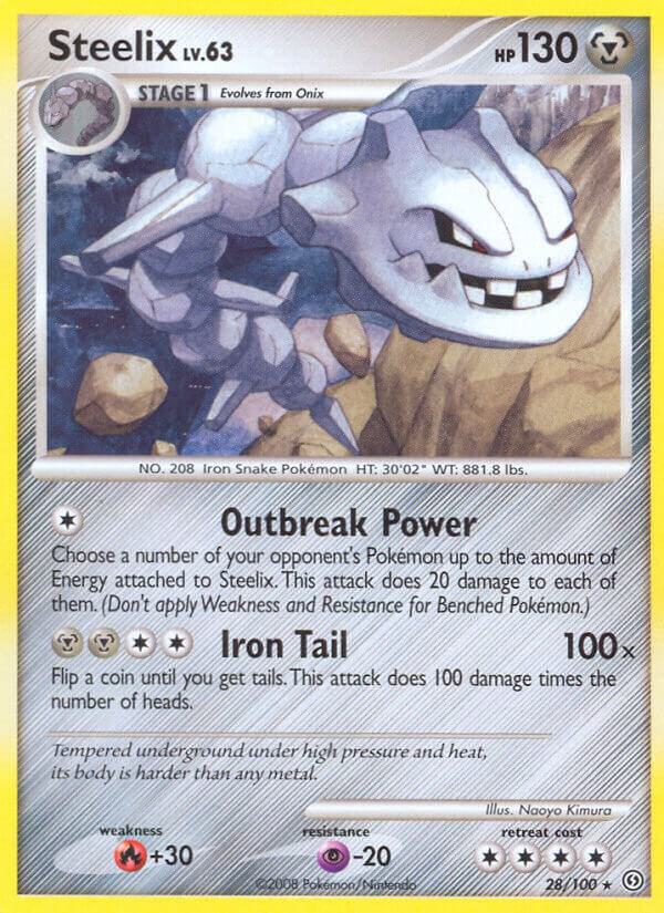 Steelix 28/100 card