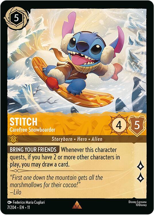 Stitch Carefree Snowboarder 7/204