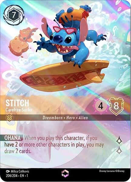 Stitch Carefree Surfer Enchanted 206/204