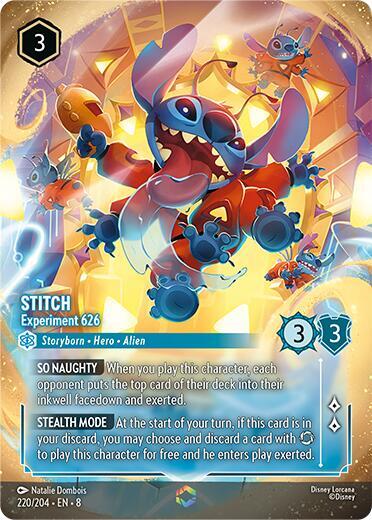 Stitch Experiment 626 Enchanted 220/204 card