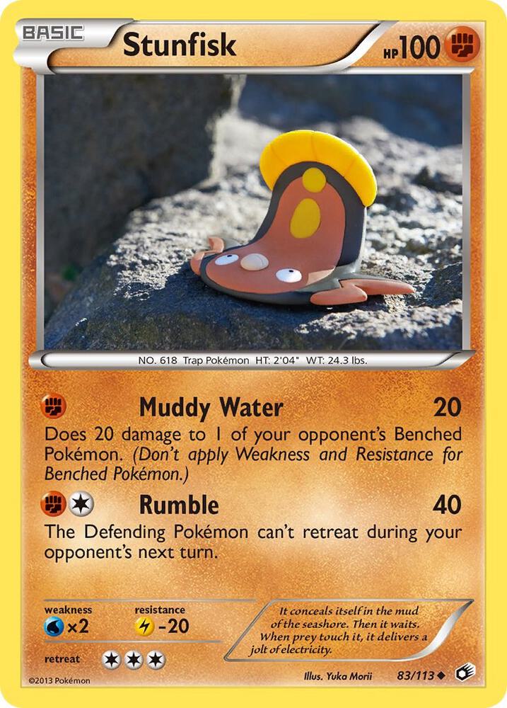 Stunfisk 83/113 card