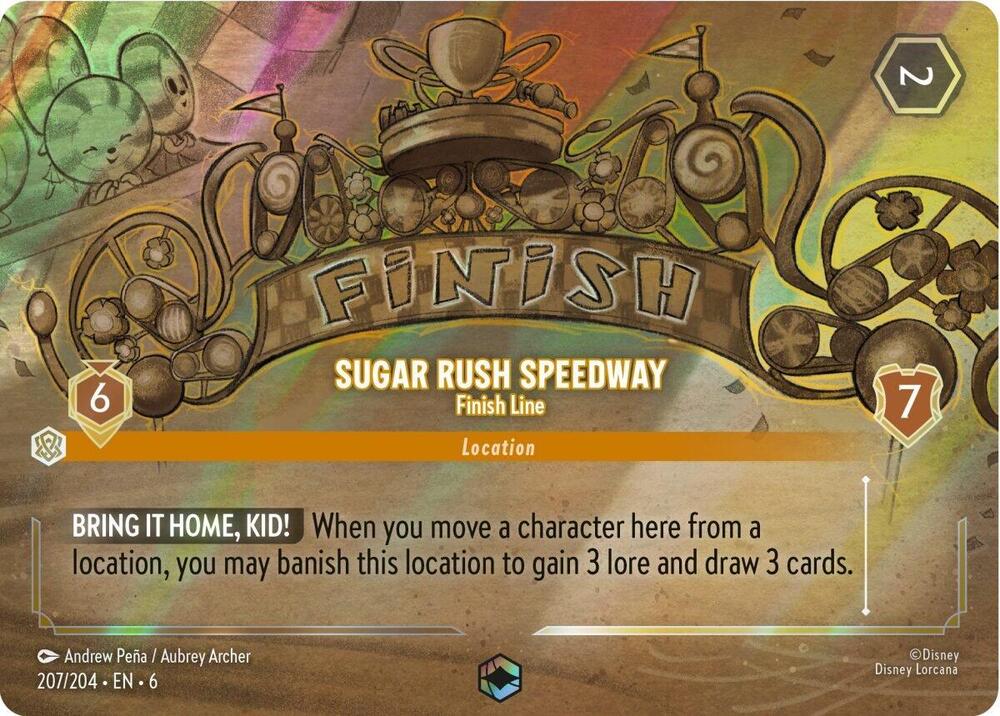 Sugar Rush Speedway Finish Line Enchanted 207/204 carta