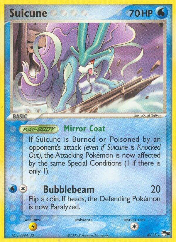Suicune 004/017 card