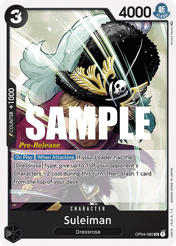 Suleiman OP04-085 card