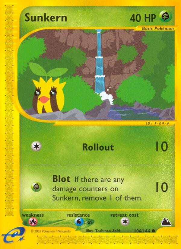 Sunkern 106/144 card