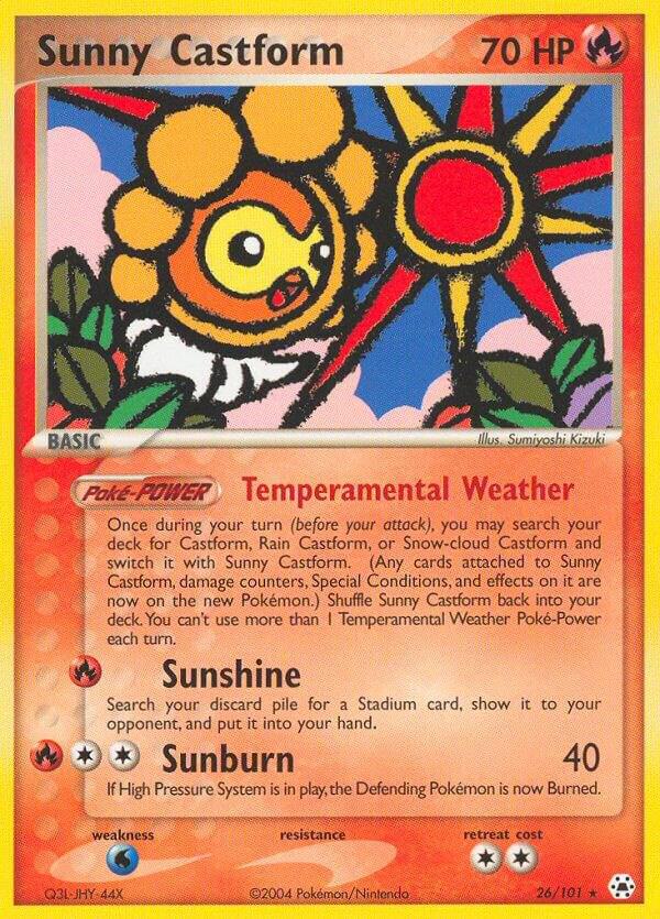 Sunny Castform 26/101 card
