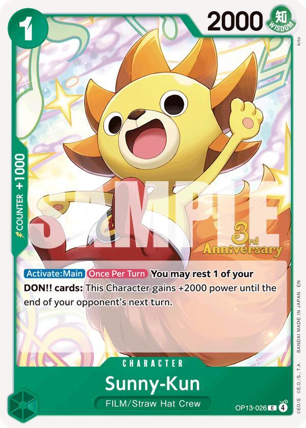 Sunny Kun OP13-026 carta