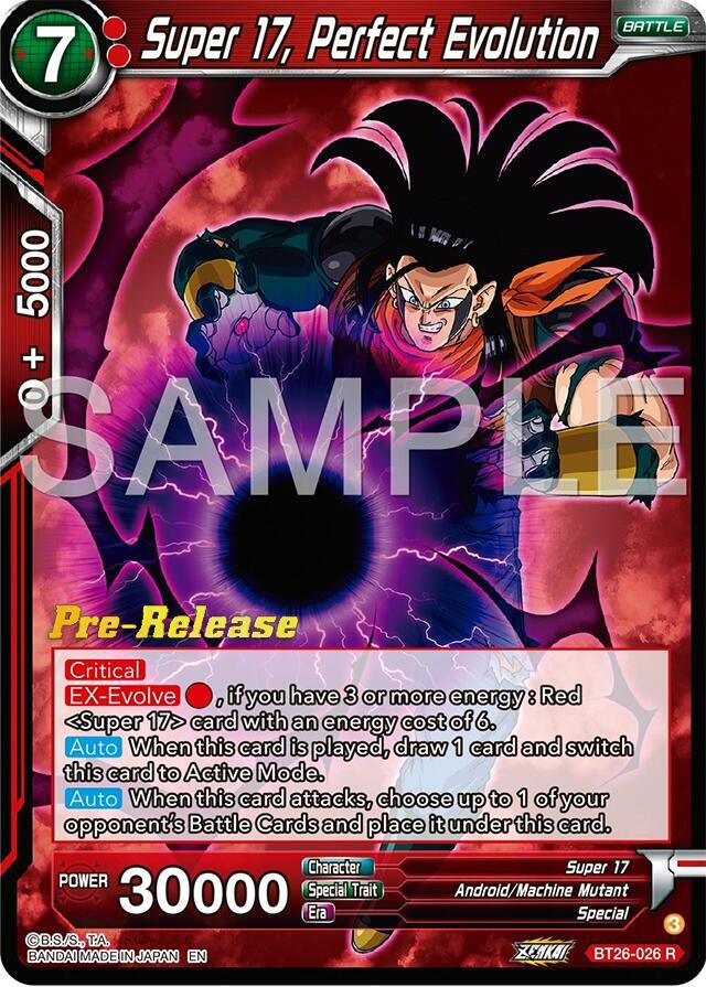 Super 17 Perfect Evolution BT26-026 card
