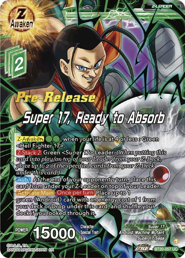 Super 17 Ready to Absorb BT20-057 card