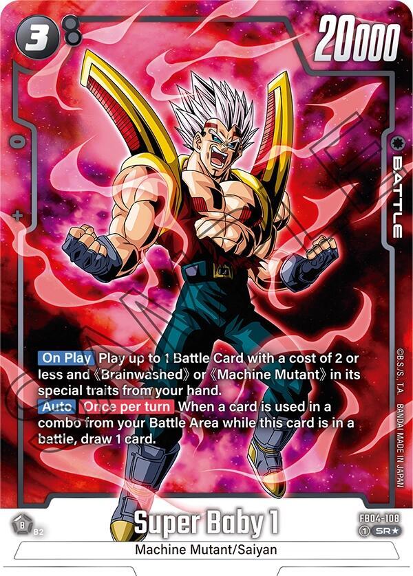 Super Baby 1 Alternate Art FB04-108 card