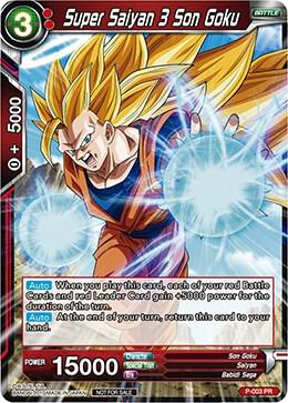 Super Saiyan 3 Son Goku Foil Version P-003 card