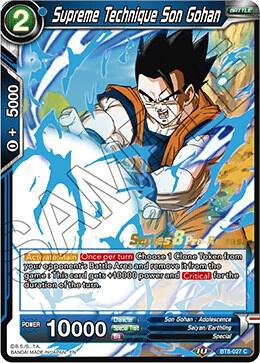Supreme Technique Son Gohan BT8-027_PR card