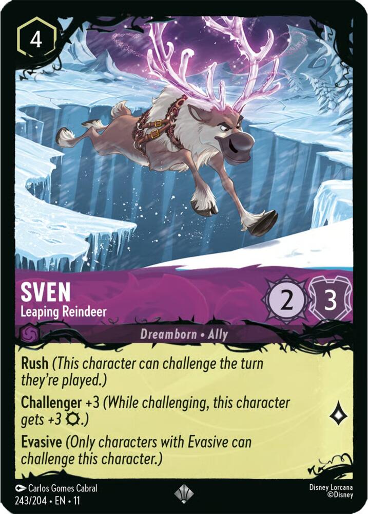 Sven Leaping Reindeer 243/204 carta