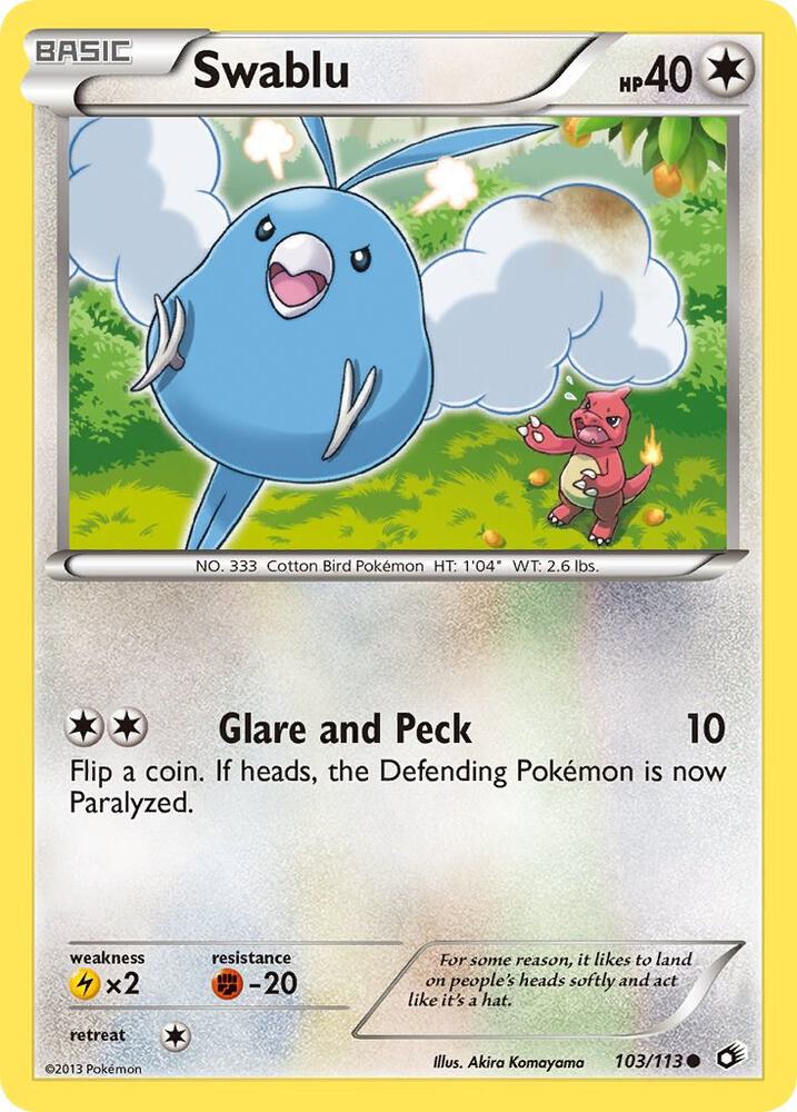 Swablu 103/113 card