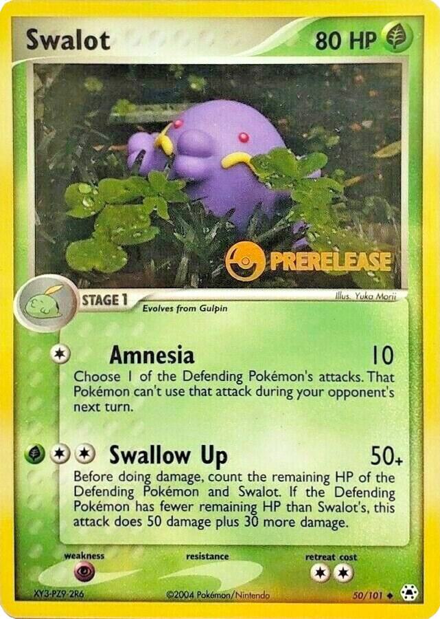 Swalot 50 101 Prerelease card