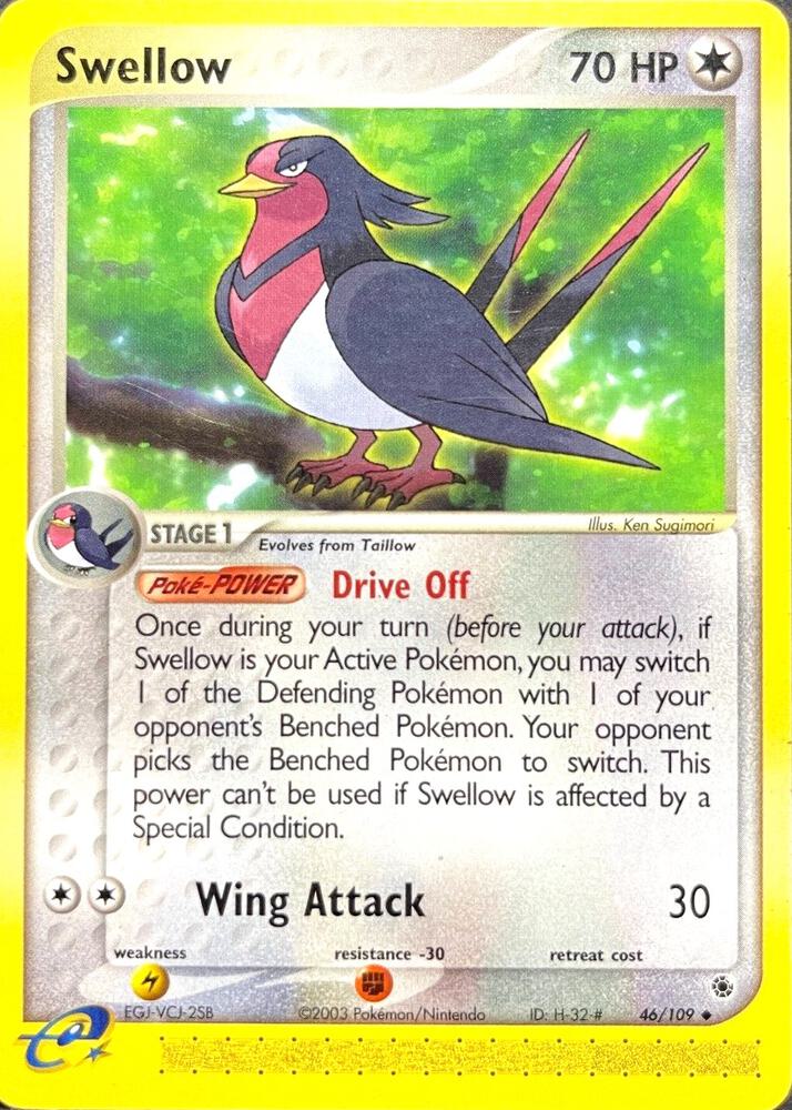 Swellow 46/109 card