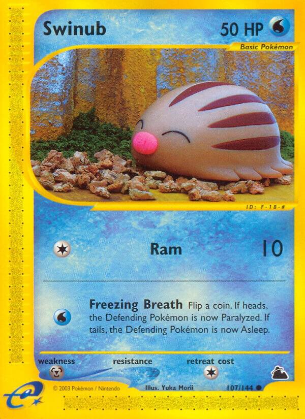 Swinub 107 107/144 card