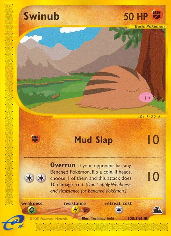Swinub 108 108/144 card