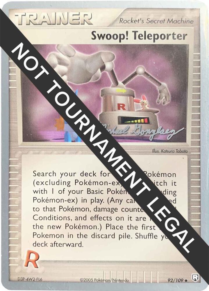 Swoop Teleporter 2005 Michael Gonzalez 92/109 card