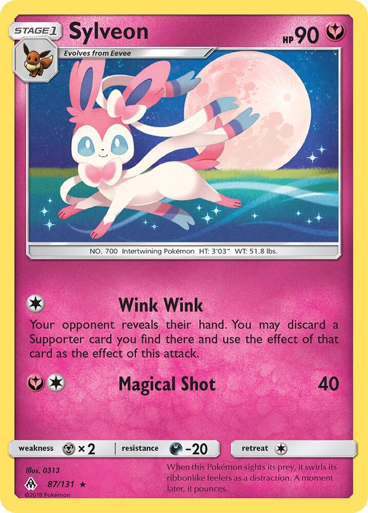 Sylveon 87/131 card