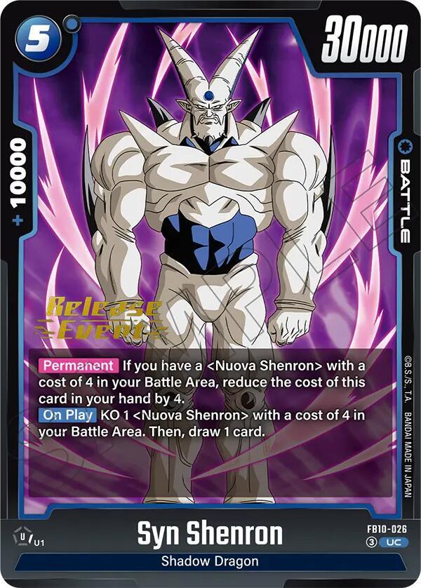 Syn Shenron FB10-026 carta