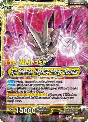 Syn Shenron Syn Shenron Negative Energy Overflow BT10-093 carta