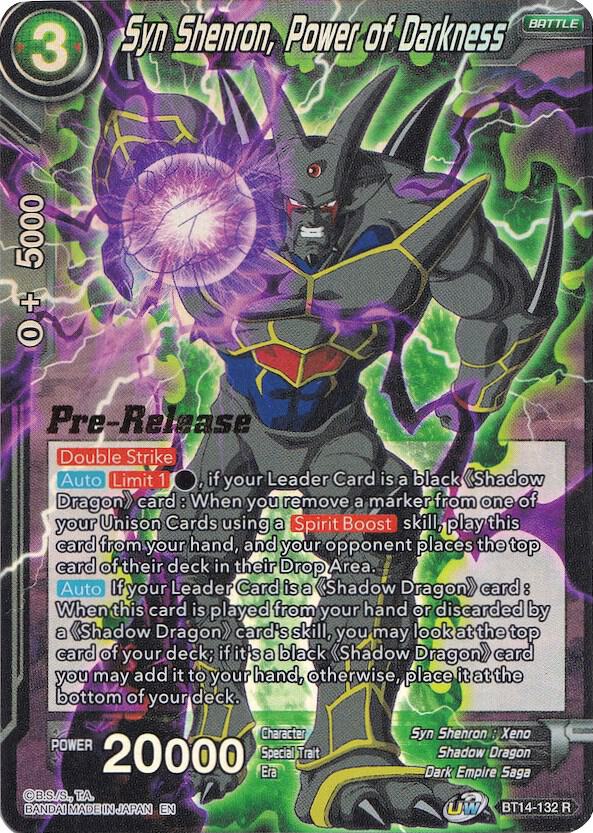 Syn Shenron Power of Darkness BT14-132 carta