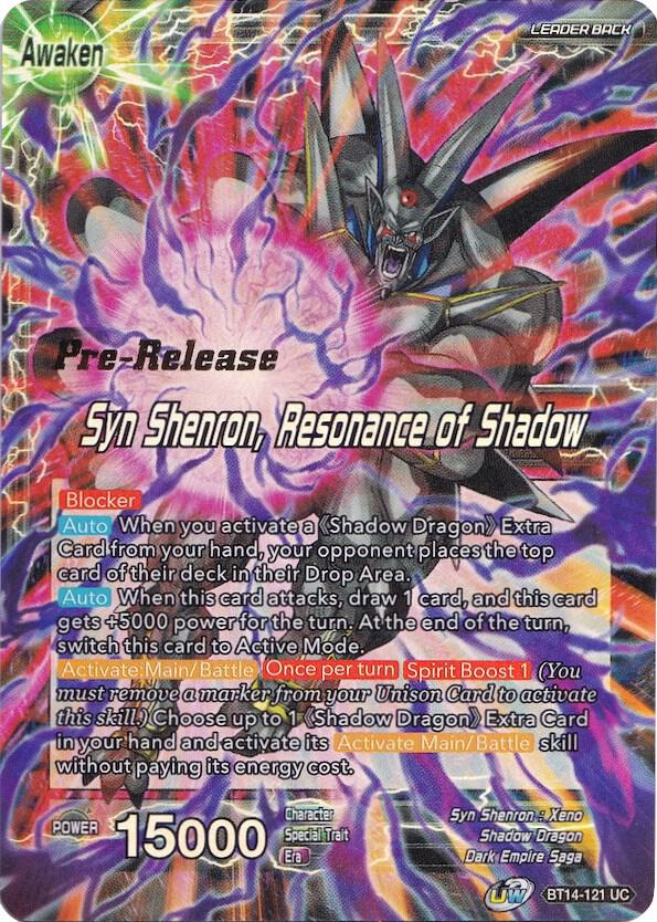 Syn Shenron Syn Shenron Resonance of Shadow BT14-121 card