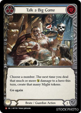 talk a big game HVY136 card